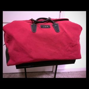T Anthony LTD New York Duffle red/black leather